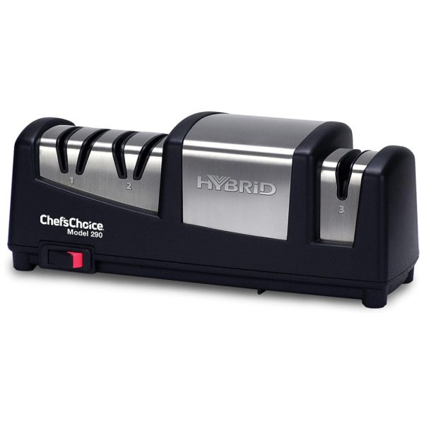 ectqw3g09rd00b_0 jpg - Afiador Elétrico para Facas com 3 Estágios, 110v, CHEFSCHOICE 0290101, Preto