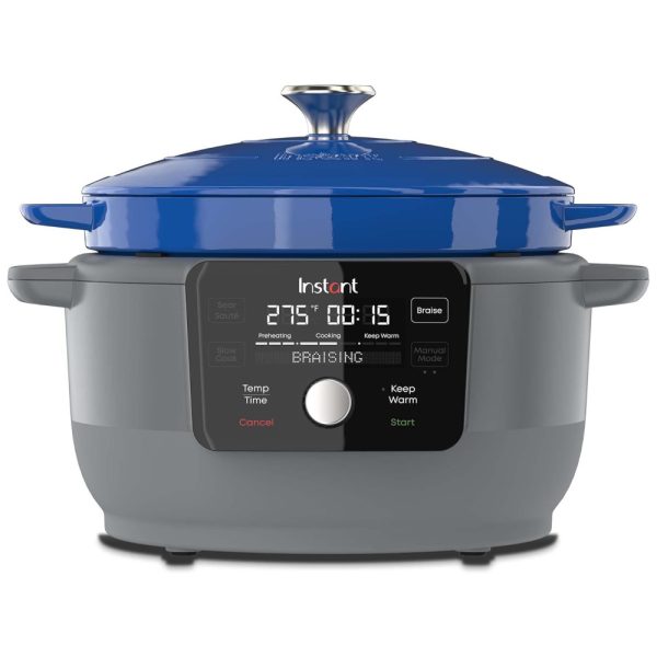ectqwxxmrg690b_0 jpg - Panela Elétrica 5 em 1, Capacidade 6L Programável, 1500W, 110v, INSTANT POT 140 0053 01, Azul