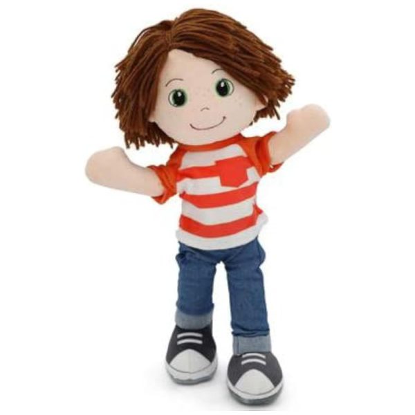 ectqyb6cksk80b_0 jpg - Boneco de Pano Ollie, da Playtime by Eimmie, Ideal para Bebês e Crianças Pequenas Brinquedo Lavável com Corpo de Tecido Sensorial