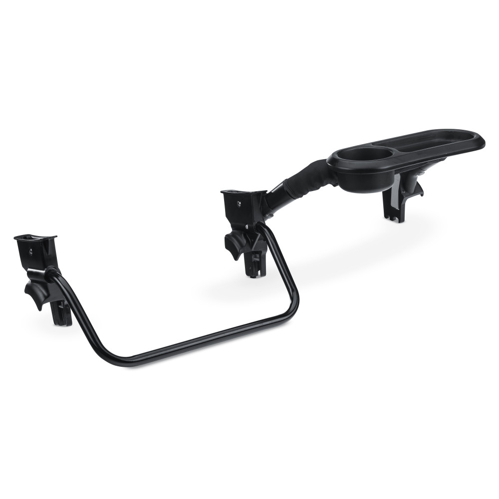 Adaptador de assento de carro duplo infantil Britax B Lively e kit de bandeja infantil