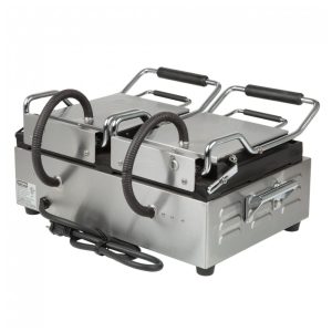 Waring WDG300 Grill Panini com Duas Placas Lisass e Duas Ranhuradas - Superfície 43 x 24 cm 240V 3120W