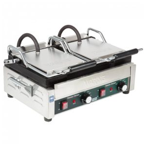 Grelha Panini Waring WFG300 Smooth Top & Bottom Inox 240V 3120W 43x23 cm