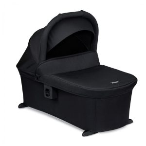 Berço portátil Britax Zinnia preto para carrinhos compatíveis com dossel UPF 50+ e colchão SafeWash até 9 kg