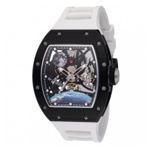 Relógio Masculino Automático Invicta S1 Rally Interstellar com Mostrador Esqueleto 41mm Branco 49010