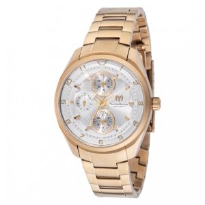 Relógio Feminino TechnoMarine Ocean Quantum 36mm Dourado TM318110