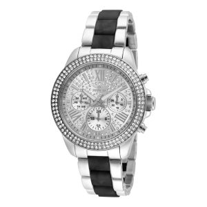 Relógio Feminino Invicta Angel 38mm em Aço com Pulseira Preta 20510