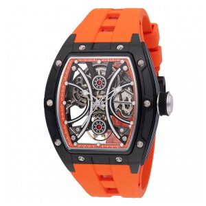 Relógio Masculino Automático Invicta S1 Rally com Mostrador Esqueleto 44mm Laranja 49020