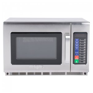 Micro-ondas Comercial Waring WMO120 Inox 1800W com Controles por Botão e Memória Programável