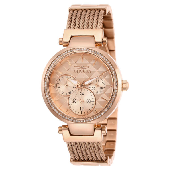 Relgio feminino anjo - 36 mm. Ouro Rosa 28920, Invicta