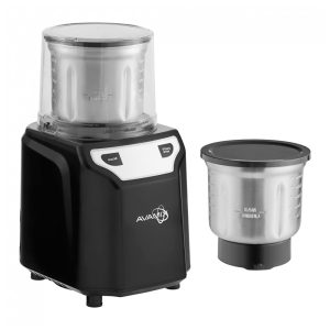 Triturador de Especiarias Comercial AvaMix SG2B30 2 Tigelas 710 ml Preto/Prata 120V