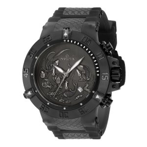 Relógio Masculino Invicta Subaqua Skull 50mm Preto Cinza Escuro ZG37040