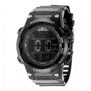 Relógio Masculino Digital Invicta Racing 52mm Transparente Preto 49040