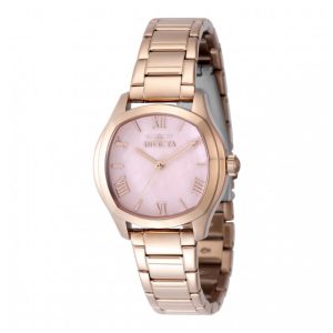 Relógio Feminino Invicta Wildflower com Mostrador Madrepérola 325mm Dourado Rosé 48240