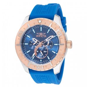 Relógio Masculino Invicta Aviator 49mm Azul 45750