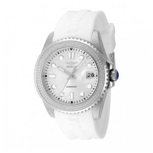 Relógio Invicta Elite Diamond com 059 Quilates de Diamante Unissex 38mm Branco 48750