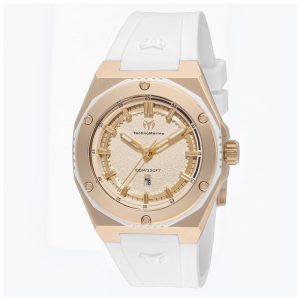 Relógio Feminino TechnoMarine Coral Coral Legacy 36mm Branco TM416080