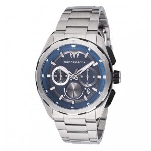 Relógio Masculino TechnoMarine Ocean Nomad 43mm Aço TM318090