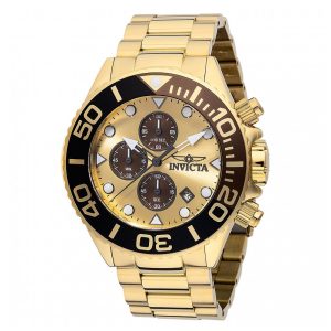 Relógio Masculino Invicta Grand Diver 52mm Dourado 48590