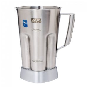 Waring CAC90 - Recipiente de Aço Inoxidável 19L com Lâmina e Tampa para Liquidificadores Comerciais MX1