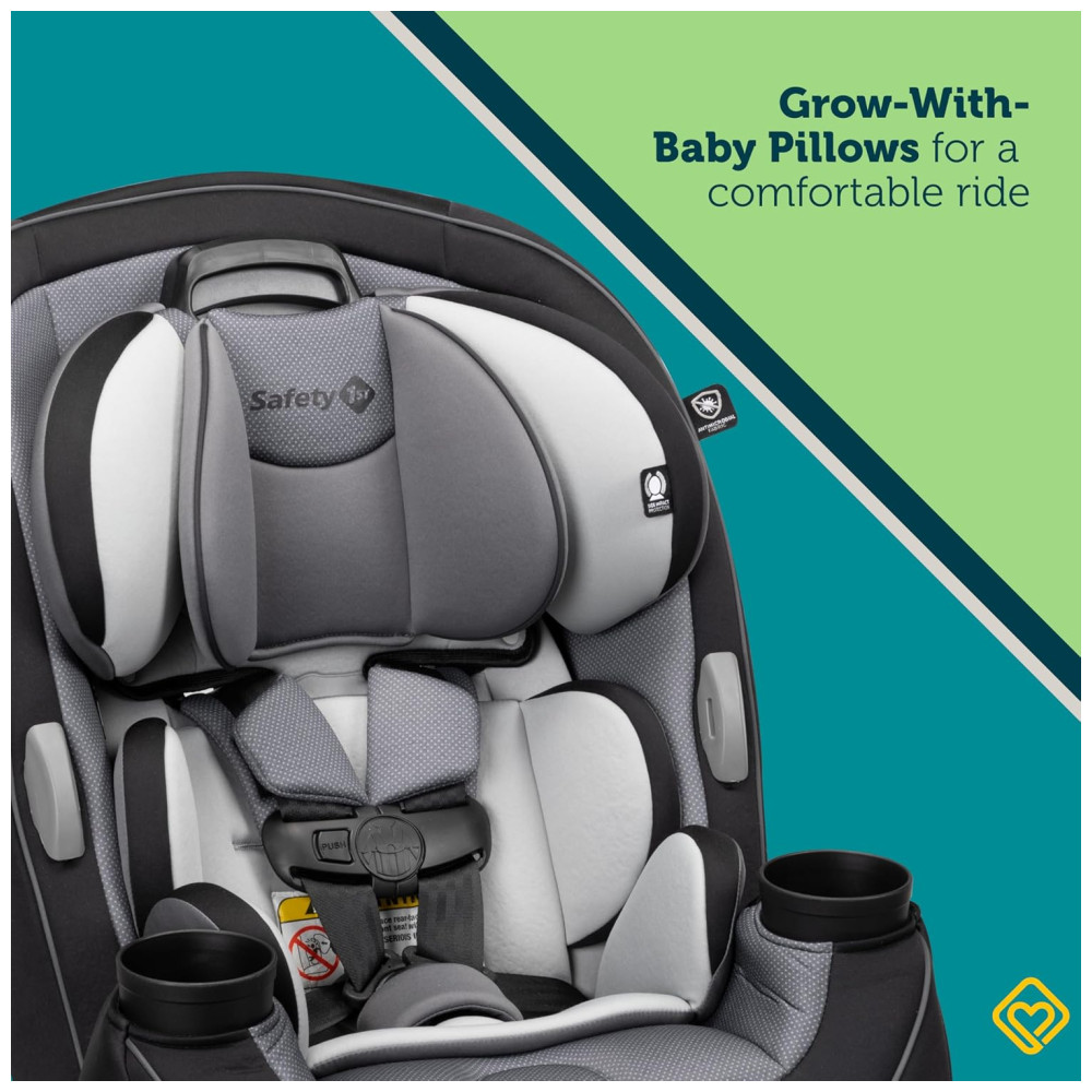Safety 1st CC138DWV Cadeirinha de Bebê para Auto com Base e 1 Posiçõe Ajustáveis Cinza - Imagem 5