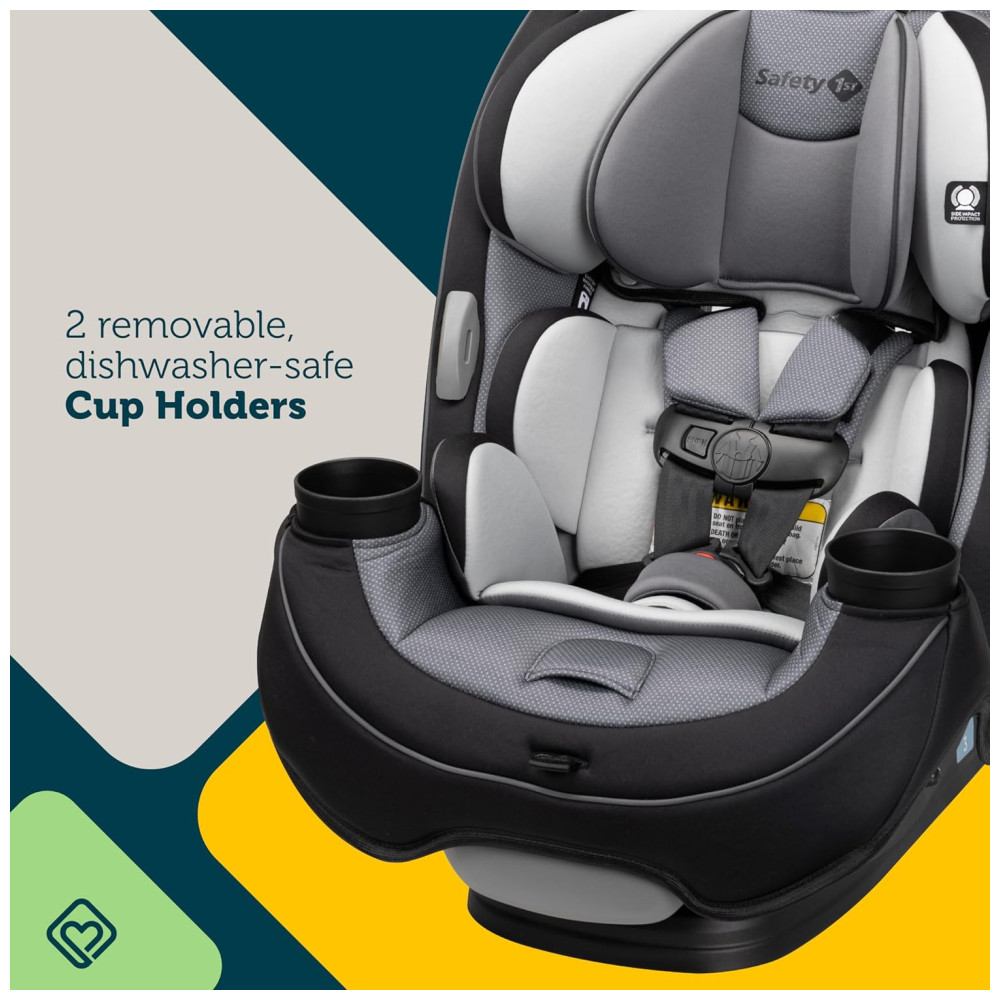Safety 1st CC138DWV Cadeirinha de Bebê para Auto com Base e 1 Posiçõe Ajustáveis Cinza - Imagem 6