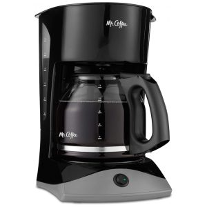 Cafeteira Manual 28L com com Pausa Automática e Jarra de Vidro 110V Mr. Coffee Preta