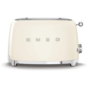 Torradeira com 2 fatias 850W creme 110v SMEG TSF01CRUS Creme