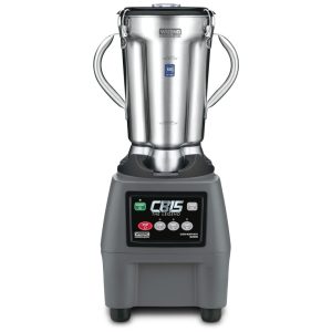 Liquidificador Comercial Waring CB15 com Motor Potente de 28 kW Recipiente de Aço Inoxidável 38 L e Controle Eletrônico