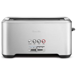 Torradeira com 4 fatias 1800 W aço inoxidável 110v BREVILLE BTA730XL Prateado