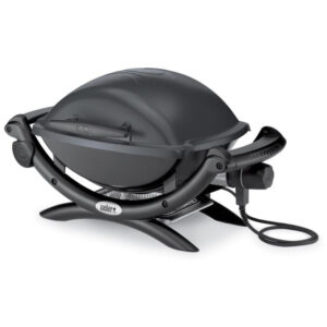 Churrasqueira Elétrica Portátil serve até 6 Pessoas 1560W 110v WEBER Q1400 Preto