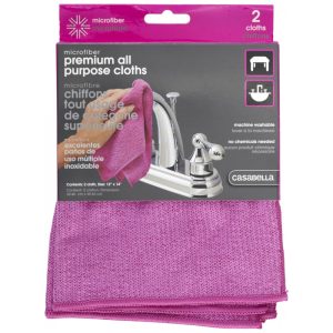 Panos de Limpeza de Microfibra Casabella 2 Unidades