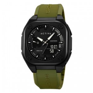 Relógio Digital Masculino Activa X Invicta 448mm Verde Militar ACW2328001