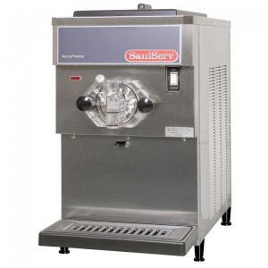 Máquina de Milk-Shake de Bancada SaniServ 601 1893 litros com 1 Funil e Refrigeração a Ar 208-230V