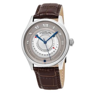 Relógio Masculino Stuhrling Sinfonia 444 Quartzo 42mm Marrom