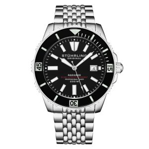 Relógio Masculino Stuhrling Radiance Automático 43mm Prata