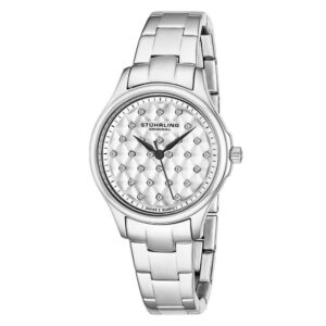 Relógio Feminino Stuhrling Culcita 567 Quartzo 36mm Prata Clássico