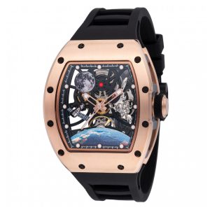 Relógio Masculino Automático Invicta S1 Rally Interstellar com Mostrador Esqueleto 41mm Preto 49011