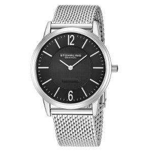 Relógio Masculino Stuhrling Somerset Elite 122 Quartzo 38mm Prata