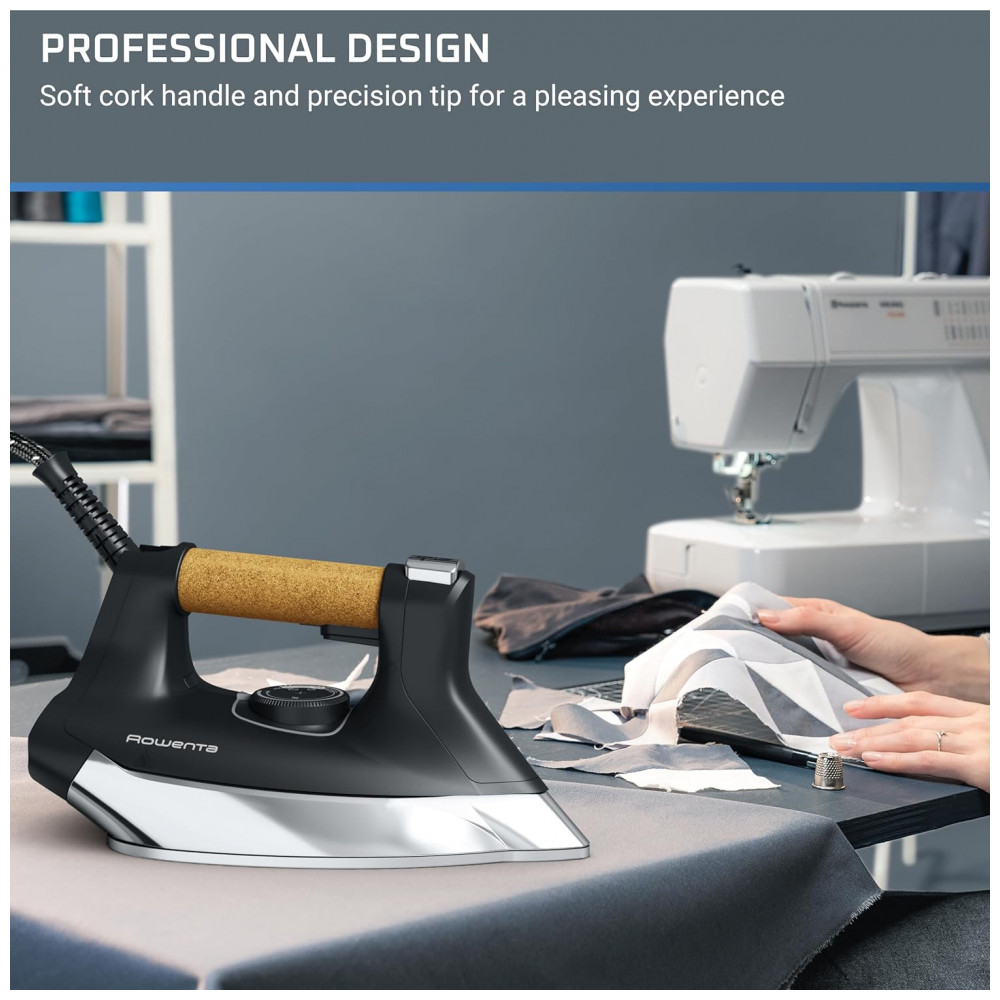 Rowenta: Ferro a Vapor Ultimate Steam Pro com Base de Aço Inoxidável - Estação de Vapor Profissional para Roupas 1800 Watts - Imagem 4