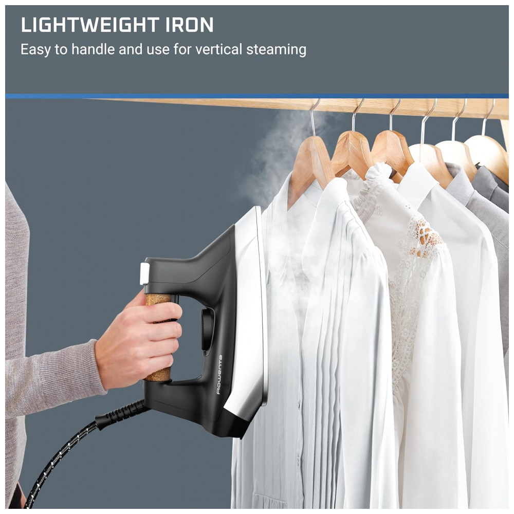 Rowenta: Ferro a Vapor Ultimate Steam Pro com Base de Aço Inoxidável - Estação de Vapor Profissional para Roupas, 1800 Watts, - Imagem 5