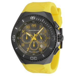 Relógio Masculino TechnoMarine Manta Ocean Invicta TM220021 Amarelo e Preto