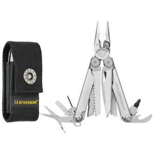 Alicate Multifuncional 18 em 1 Aço Inoxidável com Estojo de Nylon LEATHERMAN Prata