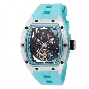 Relógio Masculino Automático Invicta S1 Rally Orberus com Mostrador Esqueletizado 44mm Azul Claro 49031