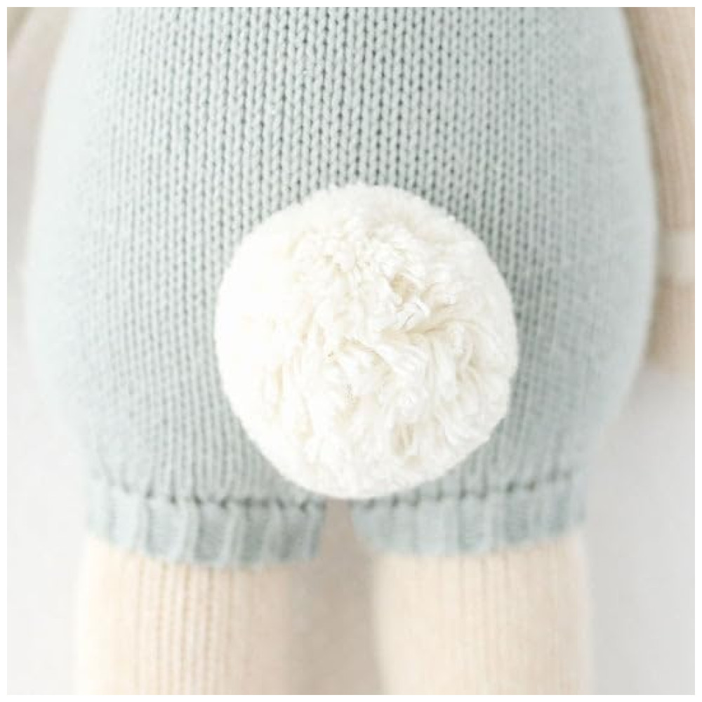 Coelho de Pelúcia de 33 cm Feito à Mão 100% Algodão Perfeito para Abraçar Cuddle + Kind - Imagem 4