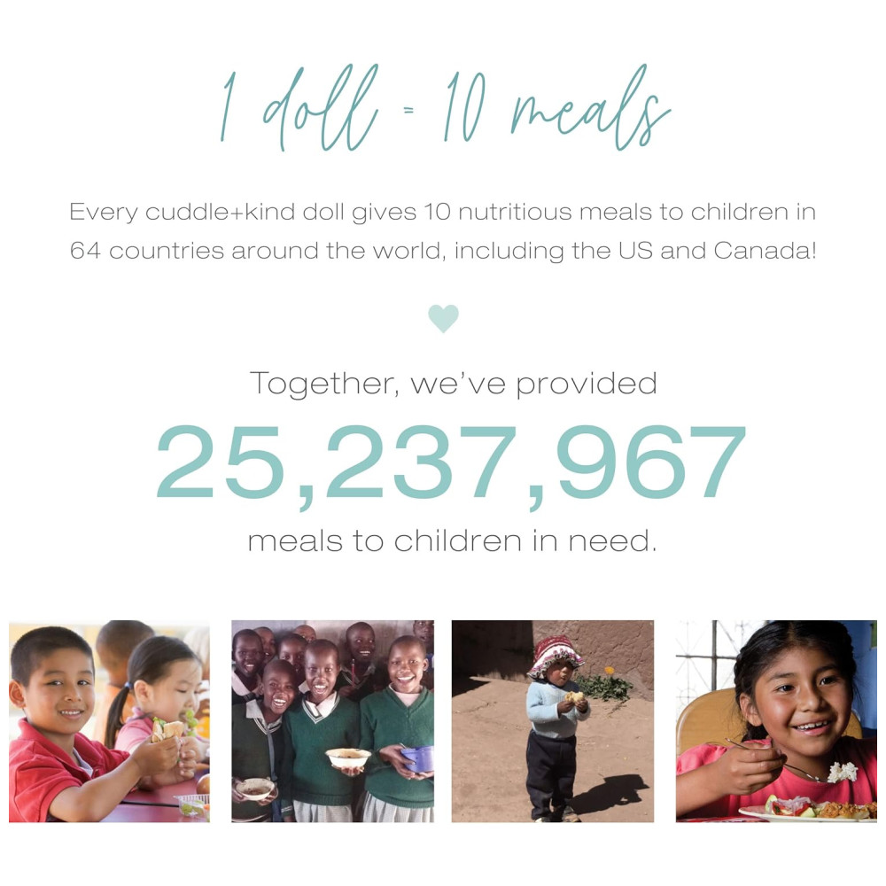 Coelho de Pelúcia de 33 cm Feito à Mão 100% Algodão Perfeito para Abraçar Cuddle + Kind - Imagem 5