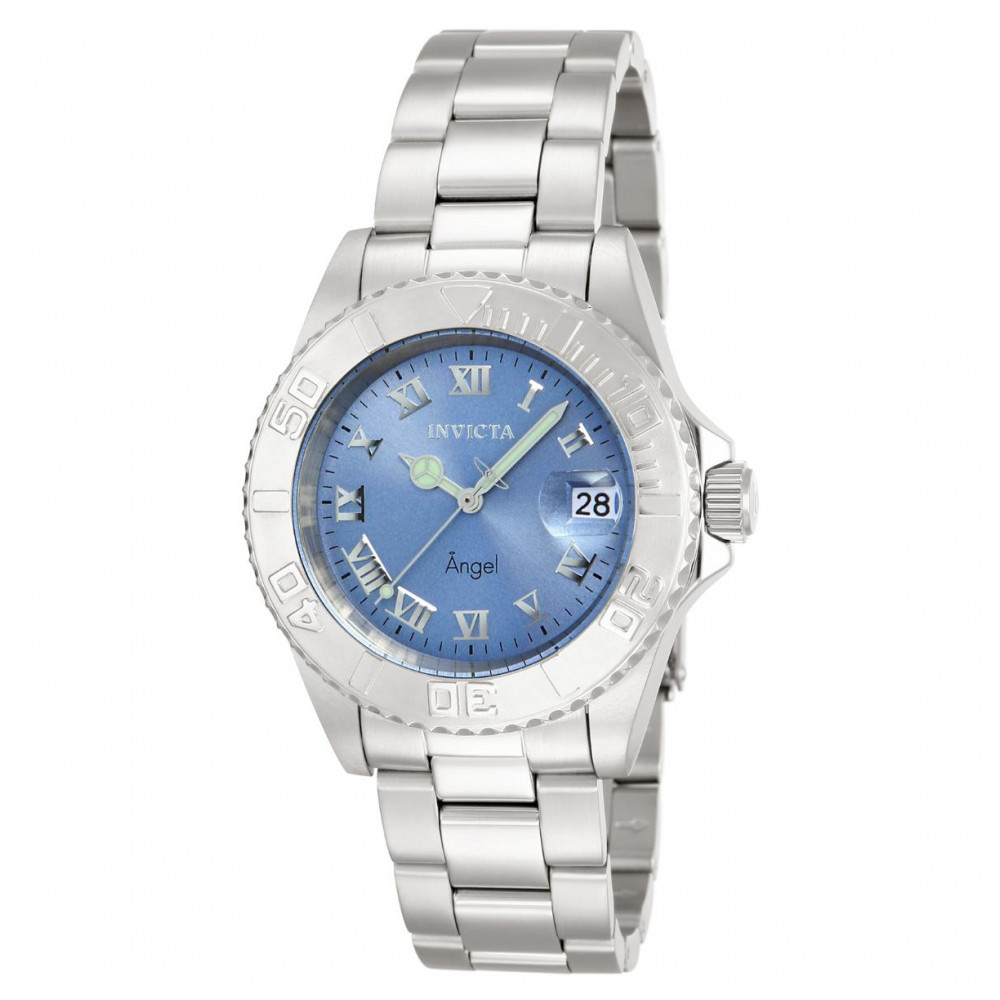 Relógio Feminino Invicta Angel Swiss Ronda 515 Caliber 40mm Aço ZG14361