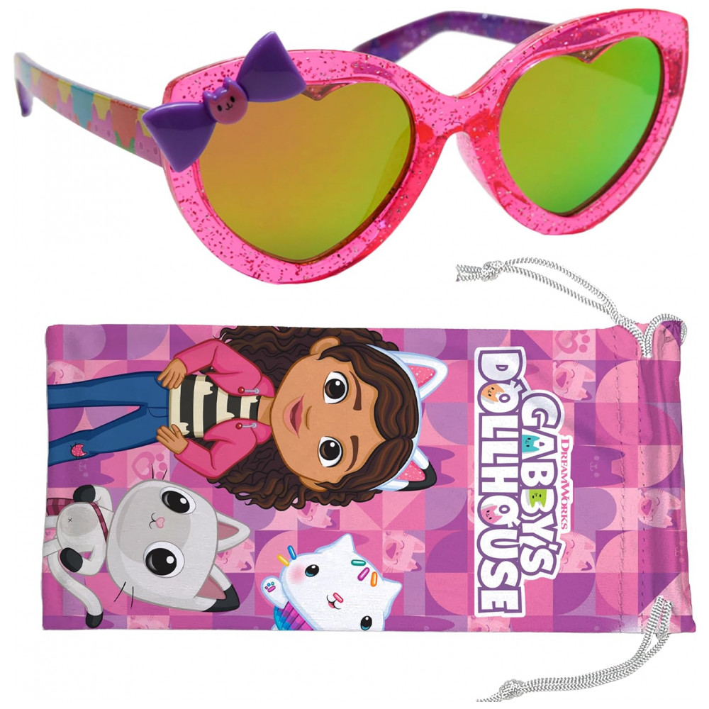 Óculos de Sol Sun-Staches Gabbys Dollhouse: Estilosos, Confortáveis, Duráveis e com Proteção UV, Oficialmente Licenciados, 51mm, Rosa - Imagem 2