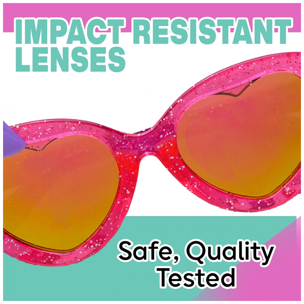 Óculos de Sol Sun-Staches Gabbys Dollhouse: Estilosos, Confortáveis, Duráveis e com Proteção UV, Oficialmente Licenciados, 51mm, Rosa - Imagem 3