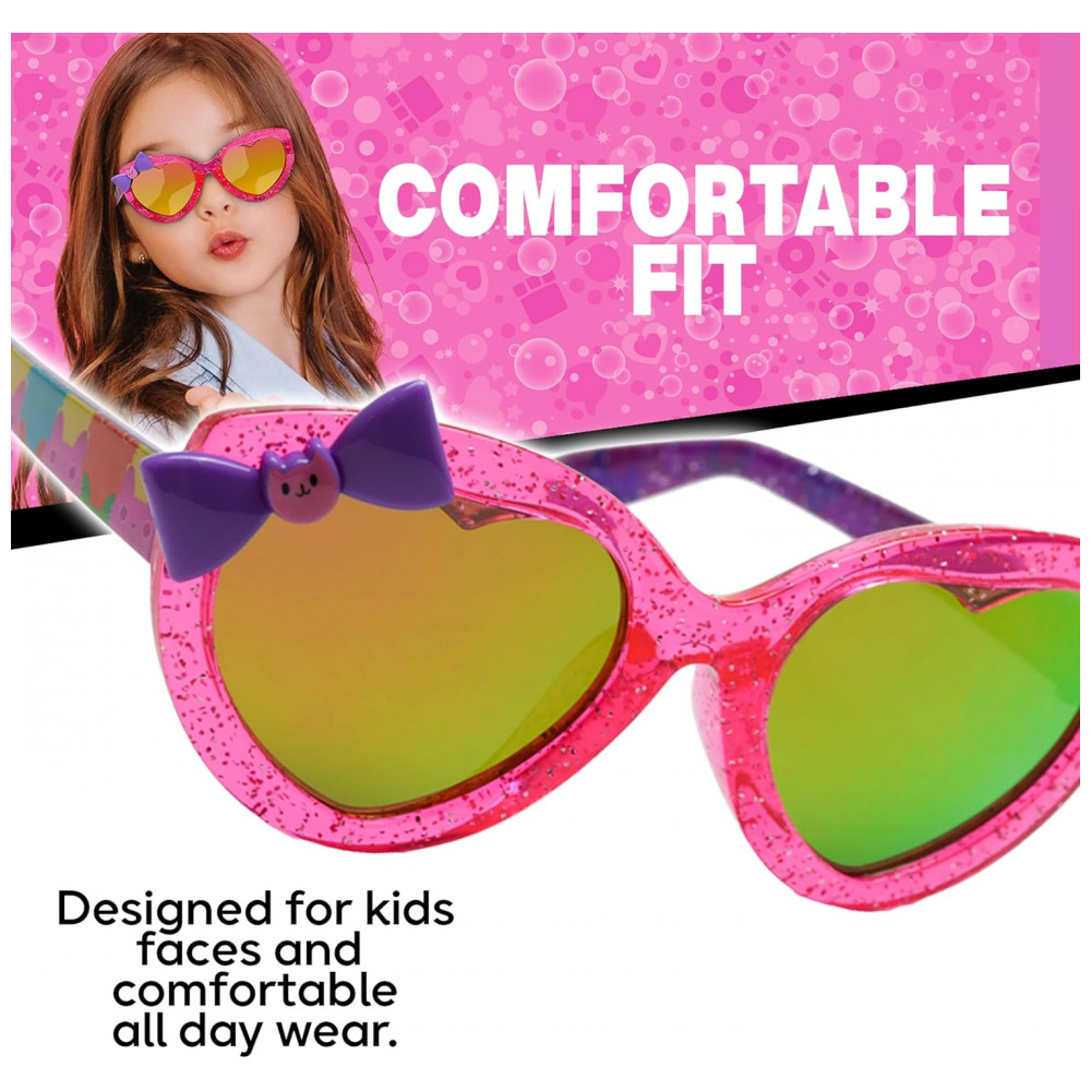 Óculos de Sol Sun-Staches Gabbys Dollhouse: Estilosos, Confortáveis, Duráveis e com Proteção UV, Oficialmente Licenciados, 51mm, Rosa - Imagem 4