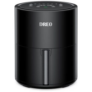 Fritadeira Elétrica AirFryer sem Óleo 4L com 9 Predefinições 110V 1500W DREO DR KAF002 Preto